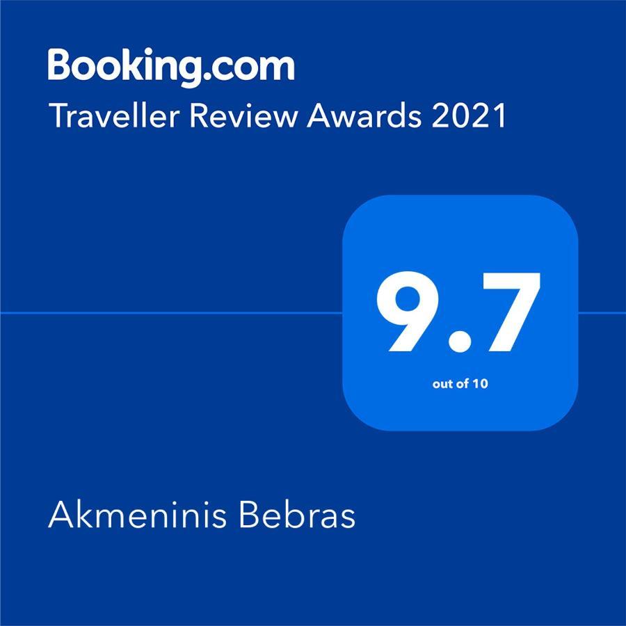 Akmeninis Bebras Villa Zemaiteliai Dış mekan fotoğraf