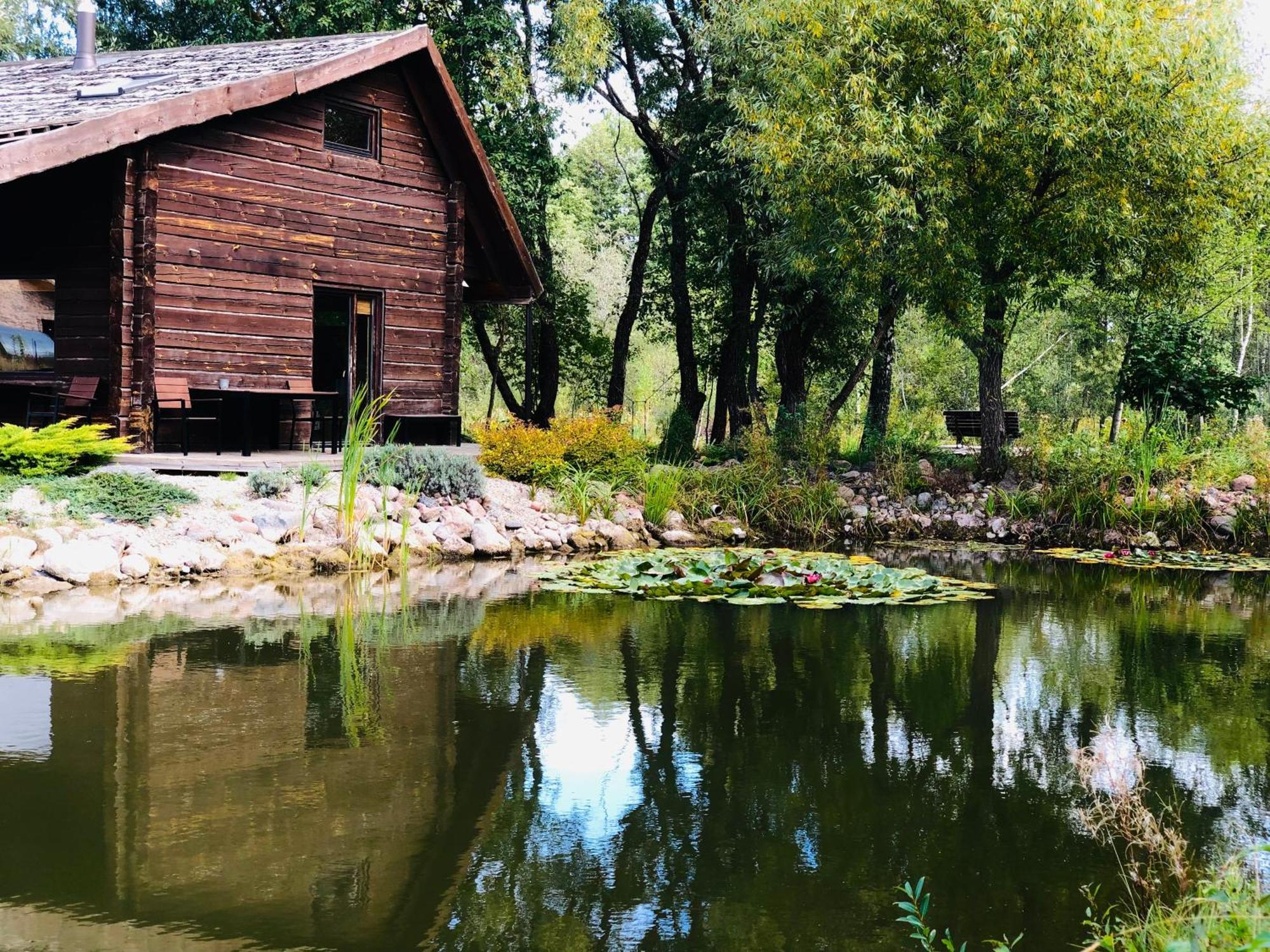 Akmeninis Bebras Villa Zemaiteliai Dış mekan fotoğraf